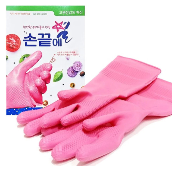 손끝에별 고무장갑(중/대)