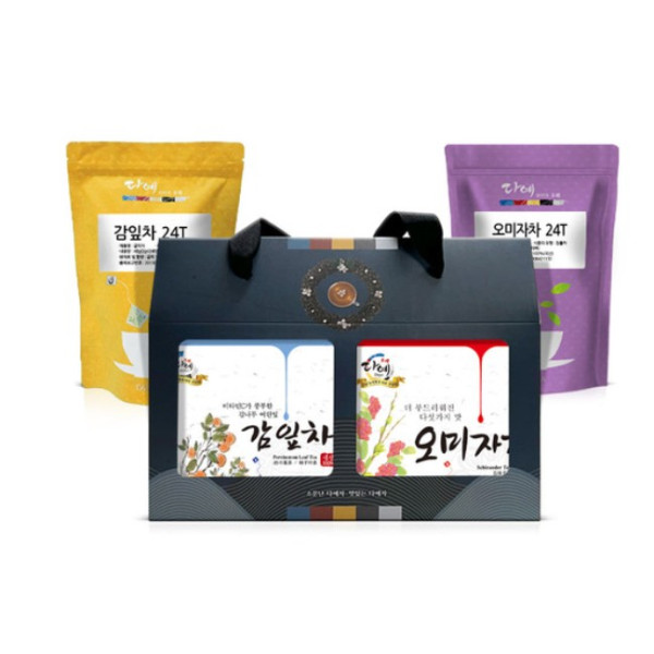 [다예] 건강한하루 2종(감잎차,오미자차)